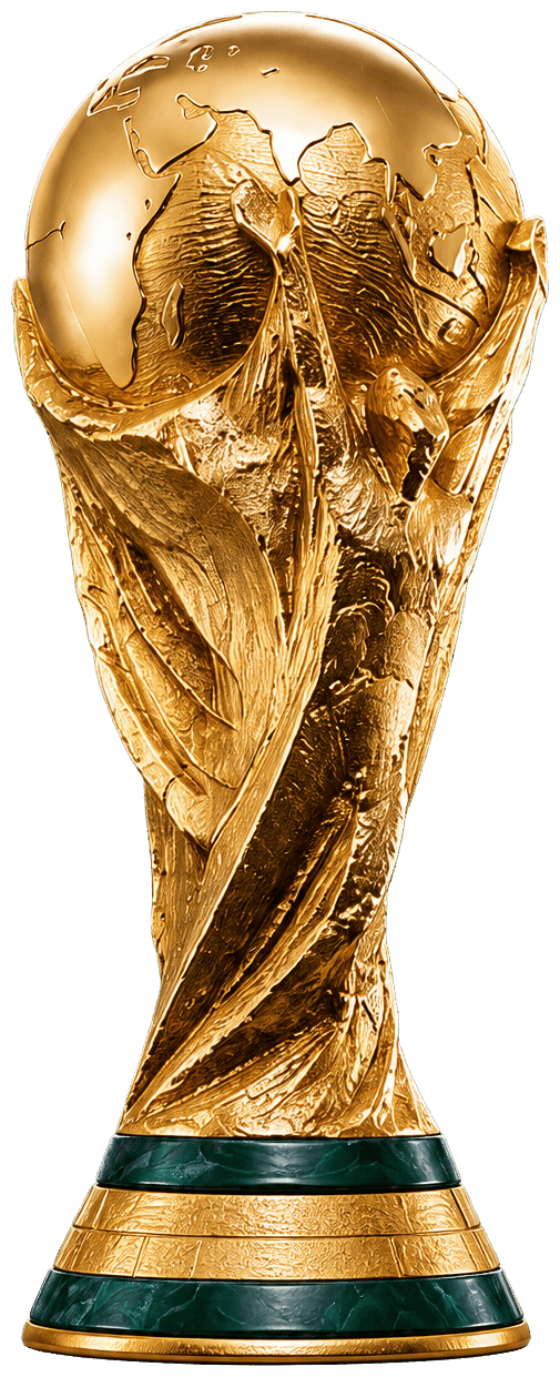 Gold World Cup trophy