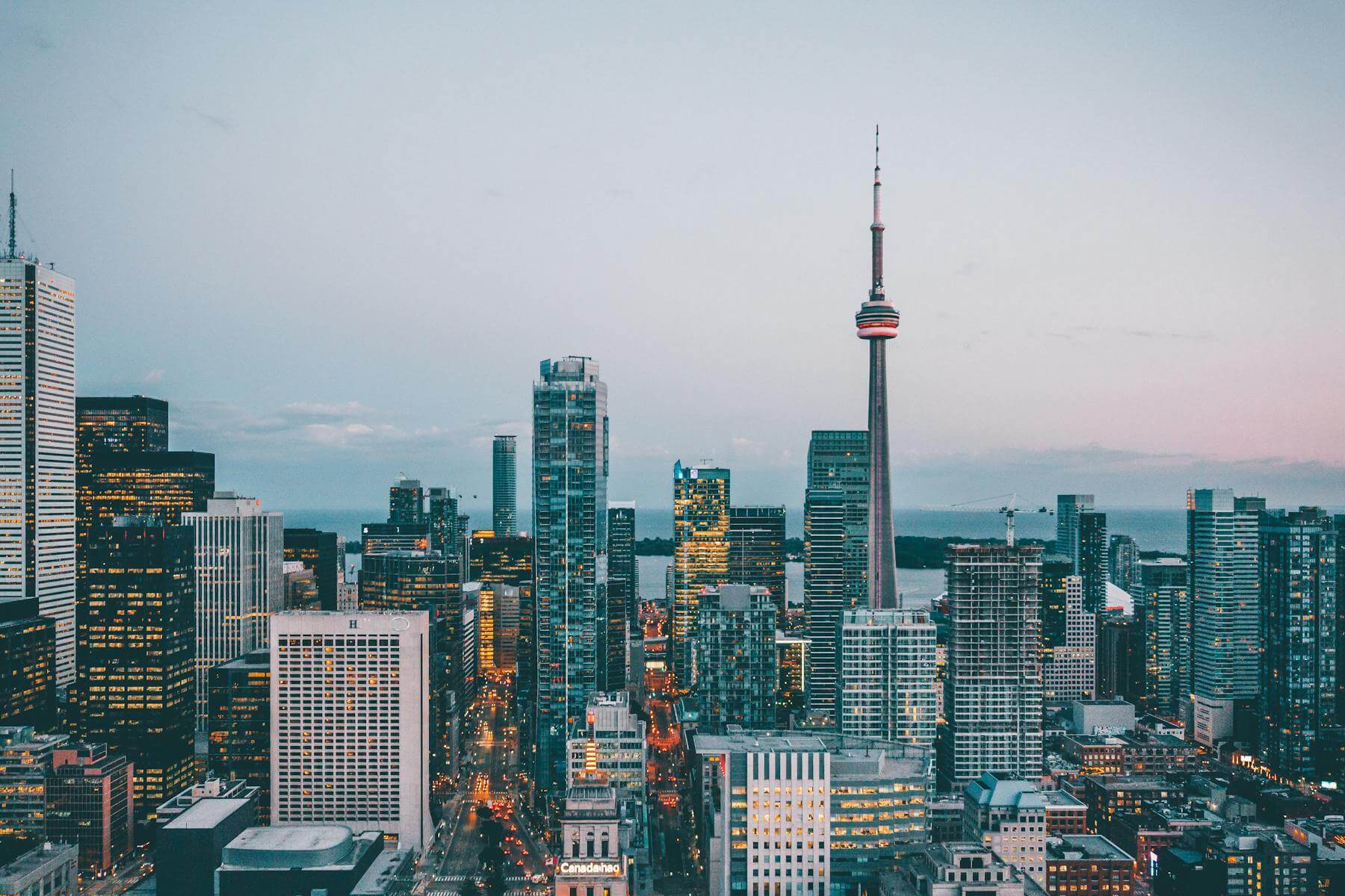 Toronto skyline and waterfront