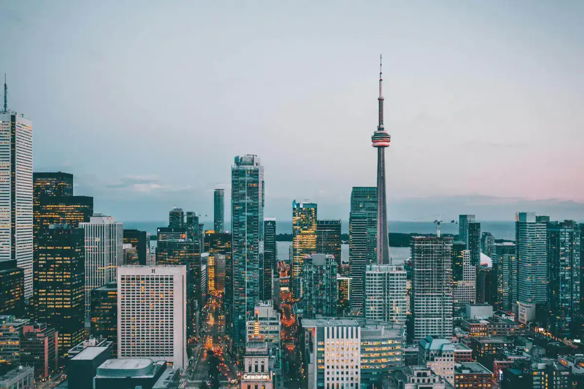 Toronto skyline and waterfront